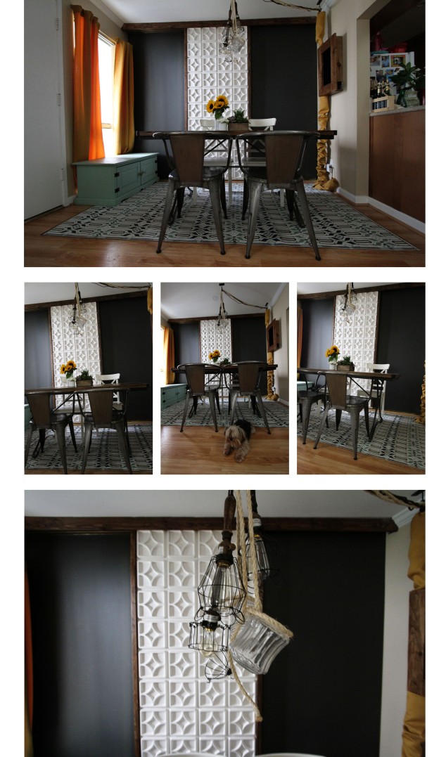dining room room collage